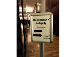 The Pedagogy of Ambiguity