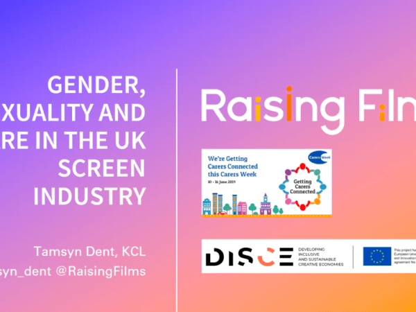 Creative Economy Research Frontiers Seminar Series – Creative Work and Gender: Barriers and Activism