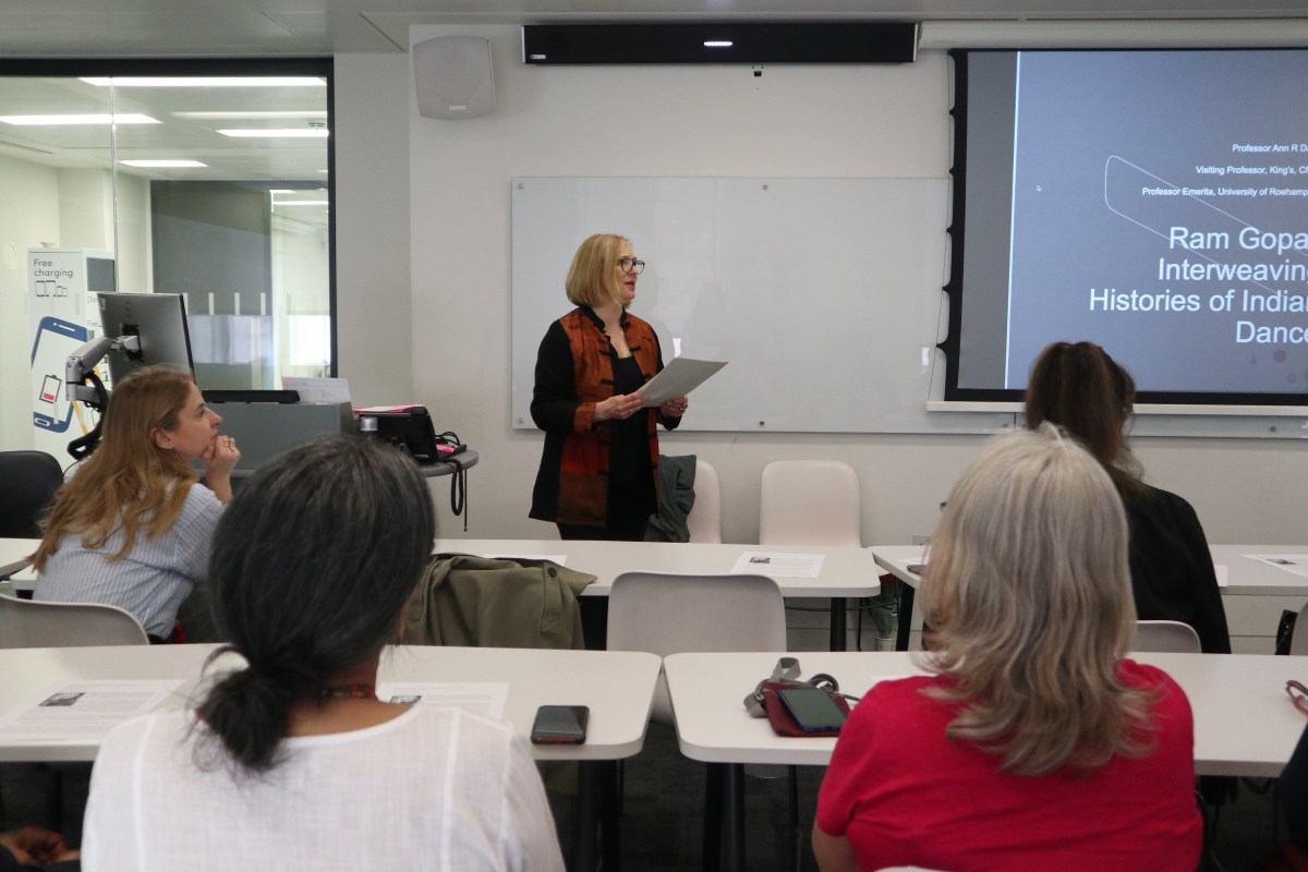 CMCI Research Seminar: Professor Ann R. David ‘Ram Gopal. Histories of Interweaving Indian Dance’
